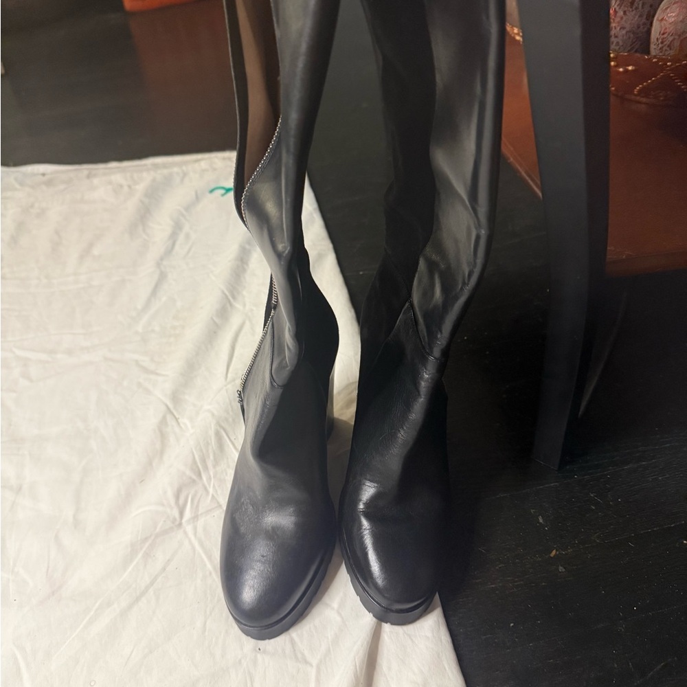 MICHAEL‎ Michael Kors Black Over the Knee Boots size 7.5 luxurious winter warm